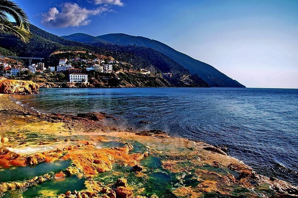 Palatino Hotel Loutra Edipsou  Bagian luar foto